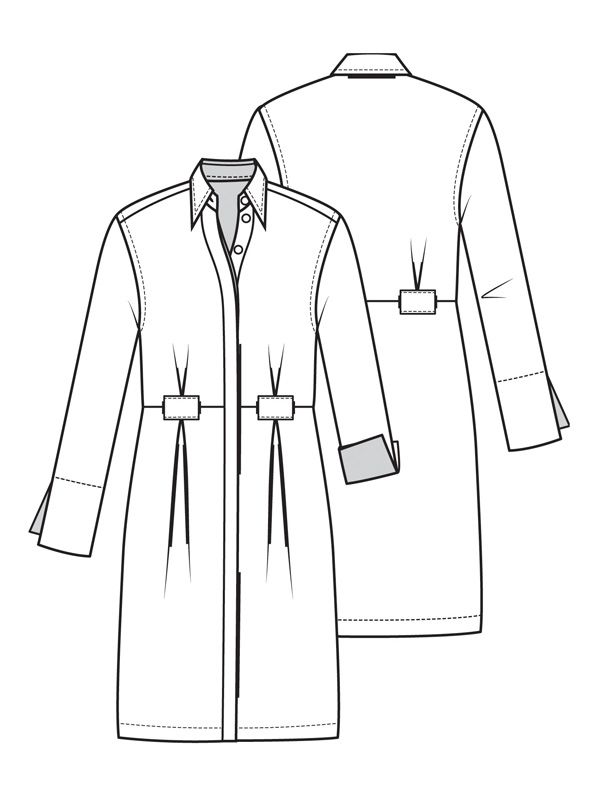 Платье рубашка выкройка бесплатно Платье-рубашка - выкройка № 9 из журнала 5/2020 Knipmode Fashionstyle - выкройки