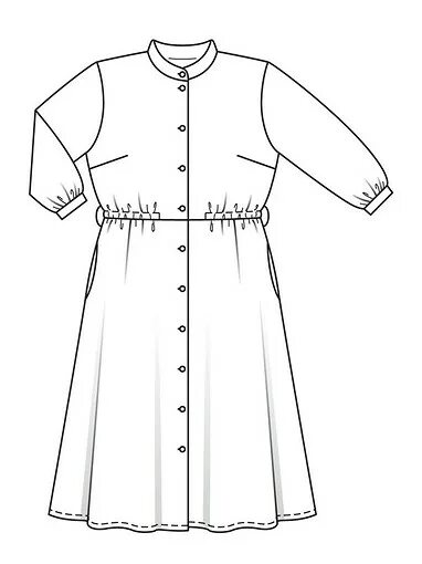 Платье рубашка выкройка бурда Выкройки платьев по косой от Burda - купить и скачать на Burdastyle.ru