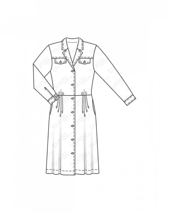 Платье рубашка выкройка бурда Épinglé sur Trench coat