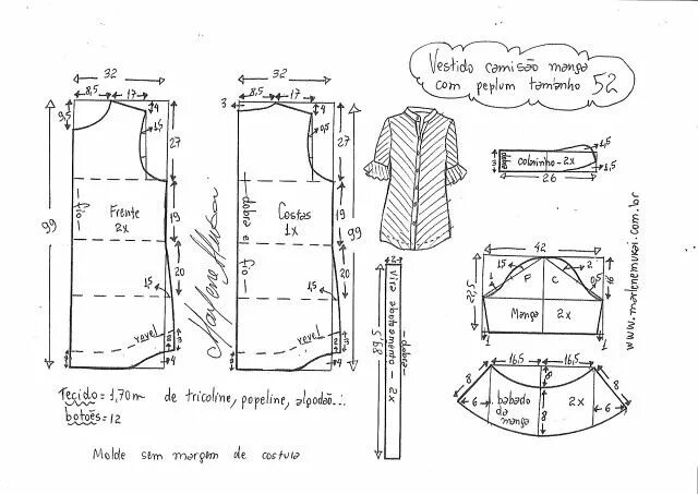 Платье рубашка выкройка для полных Одноклассники Выкройки, Платье рубашка, Рубашка