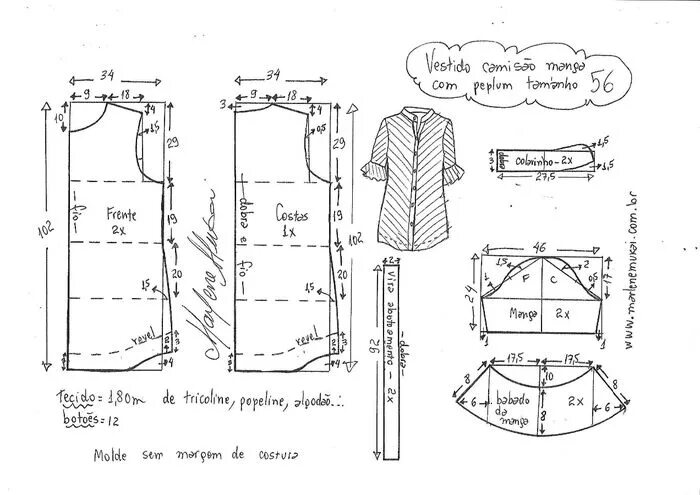 Платье рубашка выкройка купить Платье в стиле рубашки,схемы.. Обсуждение на LiveInternet - Российский Сервис Он
