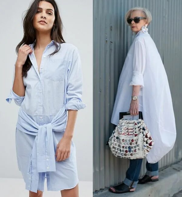 Платье рубашки женские стиль Платье-рубашка: с чем носить? 30 эффектных идей Loose outfit, Fashion, Clothes