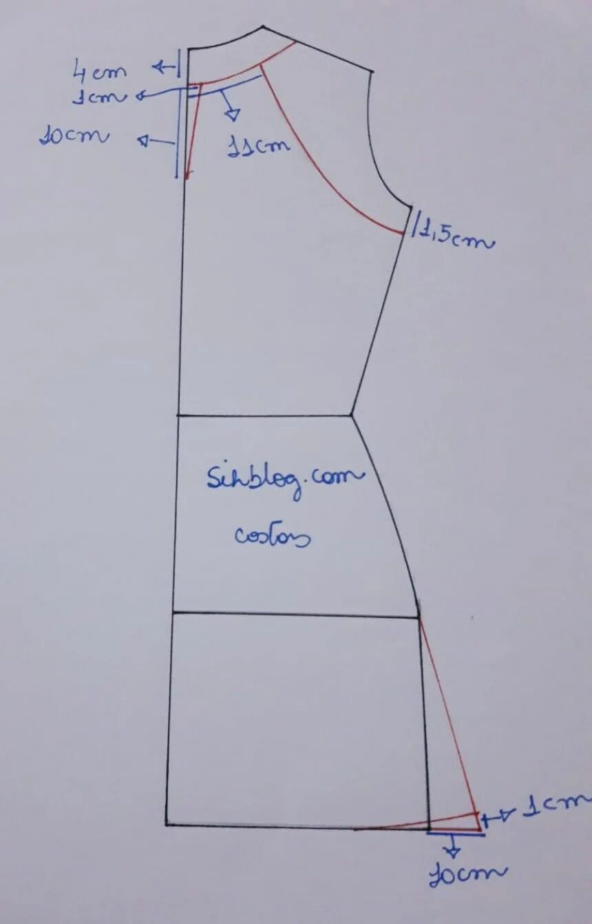 Платье с американской проймой выкройка Sihblog molde vestido que amarra na frente - Artofit Molde vestido, Modelagem de