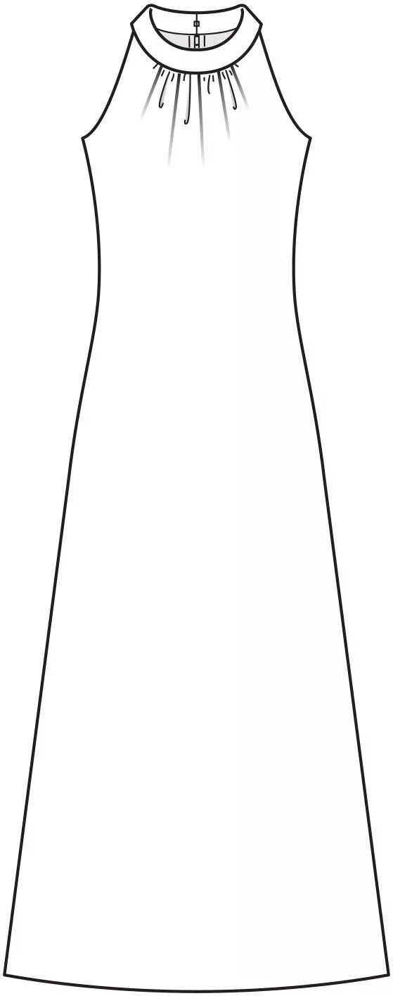 Платье с американской проймой выкройка Платье с американской проймой - выкройка № 8 из журнала 1/2015 Burda. Винтаж - в