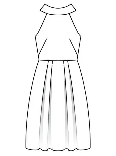 Платье с американской проймой выкройка Выкройки платьев с американской проймой от Burda - купить и скачать на Burdastyl