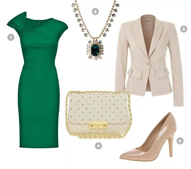 Платье с чем сочетать фото Green dress outfit, Emerald green outfit, Green outfit
