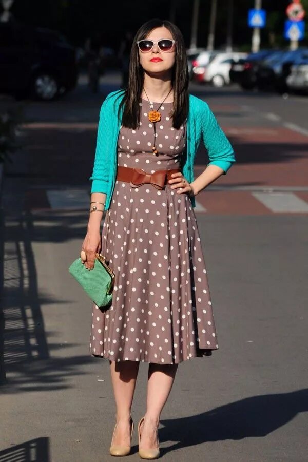 Платье с чем сочетать фото Pin on 50s Vintage Outfit Ideas