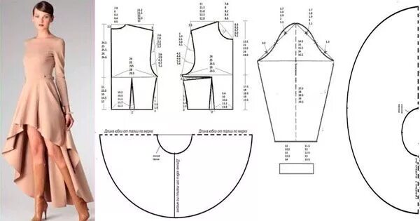 Платье с фонариками пышное выкройка vestido elegante patron Pattern fashion, Dress sewing patterns, Sewing clothes w