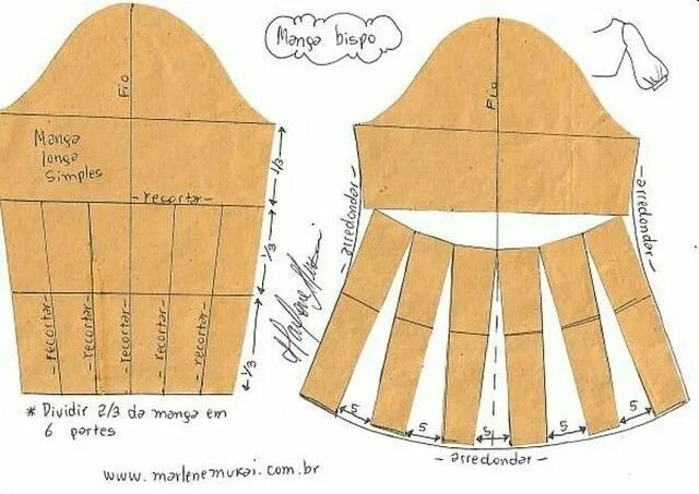 Платье с фонариками пышное выкройка Фотография Bispo, Fotos