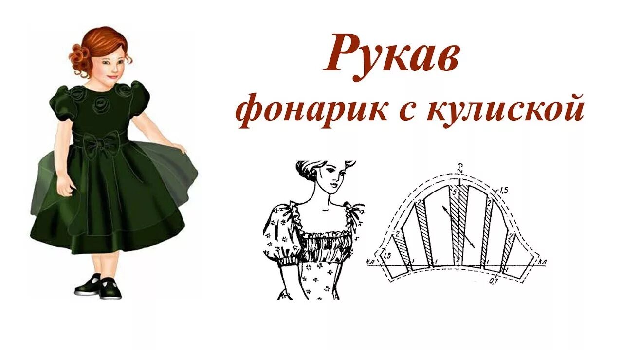 Платье с фонариками пышное выкройка Пошив платья трапеция. Часть 2. Рукав фонарик с кулиской - YouTube