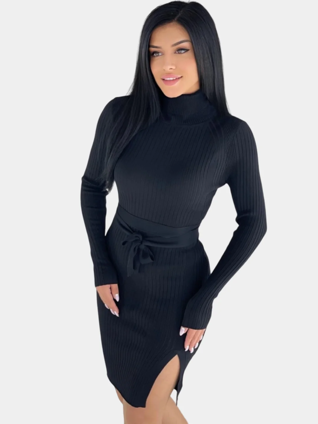 Платье с горлом фото Черное платье лапша с горлом Dzeni.ru