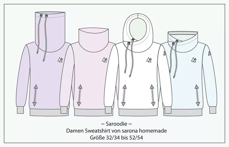 Платье с капюшоном из футера выкройка Pin auf NÄHEN