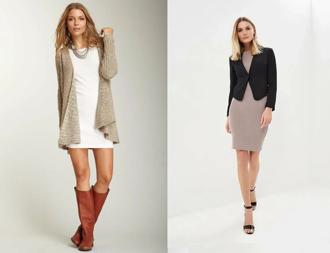 Платье с кардиганом фото Платье комбинация с кардиганом фото Duhi-Queen.ru