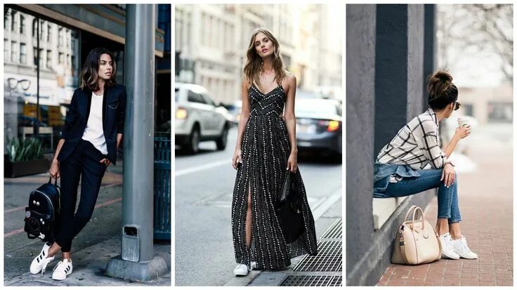 Платье с кедами как носить правильно фото Pin on Street Style Street style, Maxi dress, Fashion