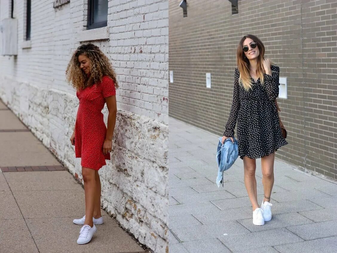 Платье с кедами как носить правильно фото Лето в стиле 90-х: 4 платья, которые стоит прикупить MODNIY блог Дзен