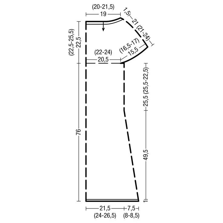 Платье с круглой кокеткой выкройка Платье макси с ажурным узором - схема вязания спицами. Вяжем Платья на Verena.ru