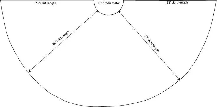 Платье с круглой выкройка How to Draft a Circle Skirt (with Handkerchief Variation) Circle skirt pattern, 