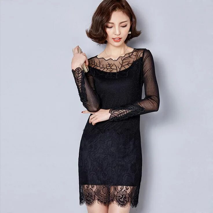 Платье с кружевом фото Pin on Dresses