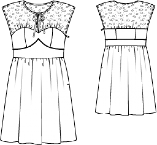 Платье с кружевом выкройка Pin on Patrones