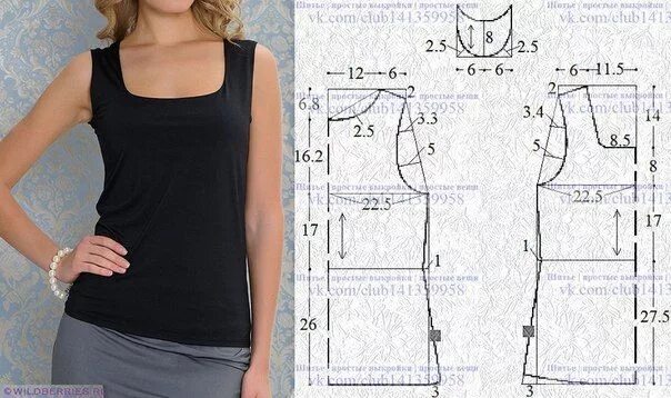 Платье с квадратным вырезом выкройка Шитье простые выкройки простые вещи Одежда, Одежда для пляжного отдыха, Как сшит