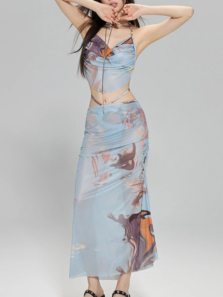 Платье с открытой спиной фото Пляжное сексуальное женское бикини с завязкой на шее топ открытой спиной - Отзыв