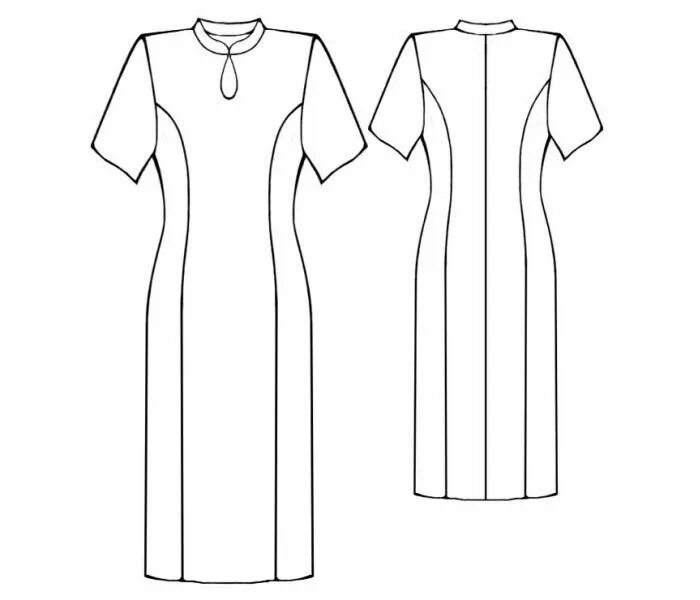 Платье с планкой выкройка Patterns custom size 5337 Dress sewing patterns, Sewing patterns, Dress making p