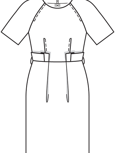 Платье с планкой выкройка Выкройки футляр от Burda - купить и скачать на Burdastyle.ru