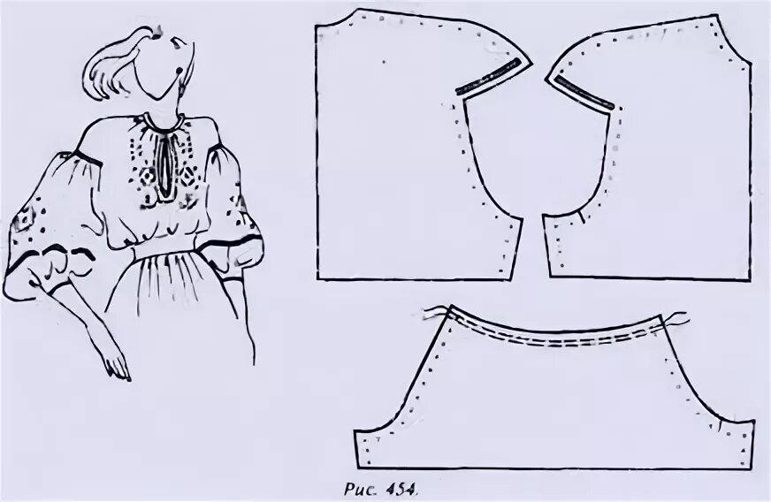 Платье с пышными рукавами выкройка купить ОТШИ Теоретический материал Blouse pattern sewing, Clothes sewing patterns, Dres