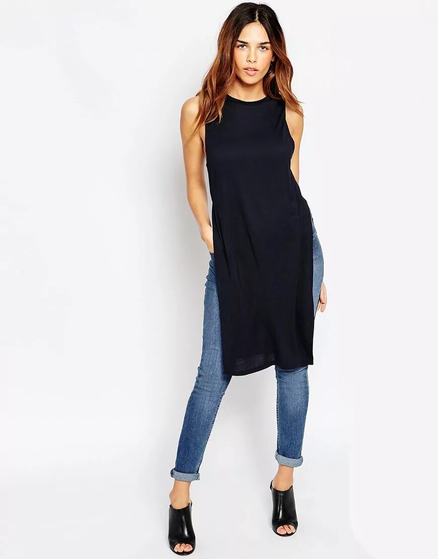 Платье с разрезами по бокам выкройка Туники с разрезами по бокам (90) фото: с разрезами по бокам, на спине Одежда, Из