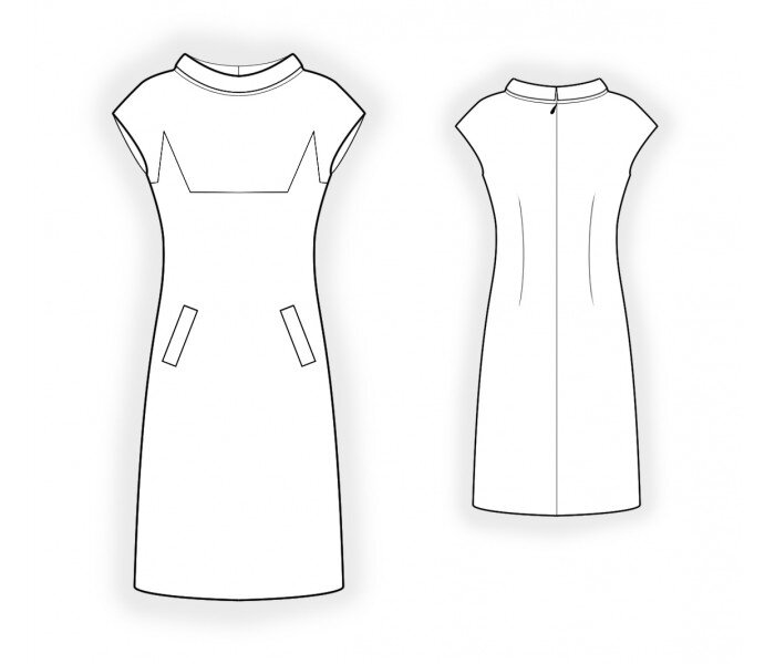 Платье с рельефами выкройка скачать Выкройки по индивидуальным размерам 2411 Виктор Александрович Лазарев Дзен