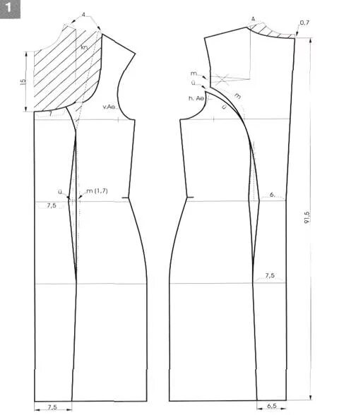 Платье с рельефами выкройка скачать бесплатно Название страницы