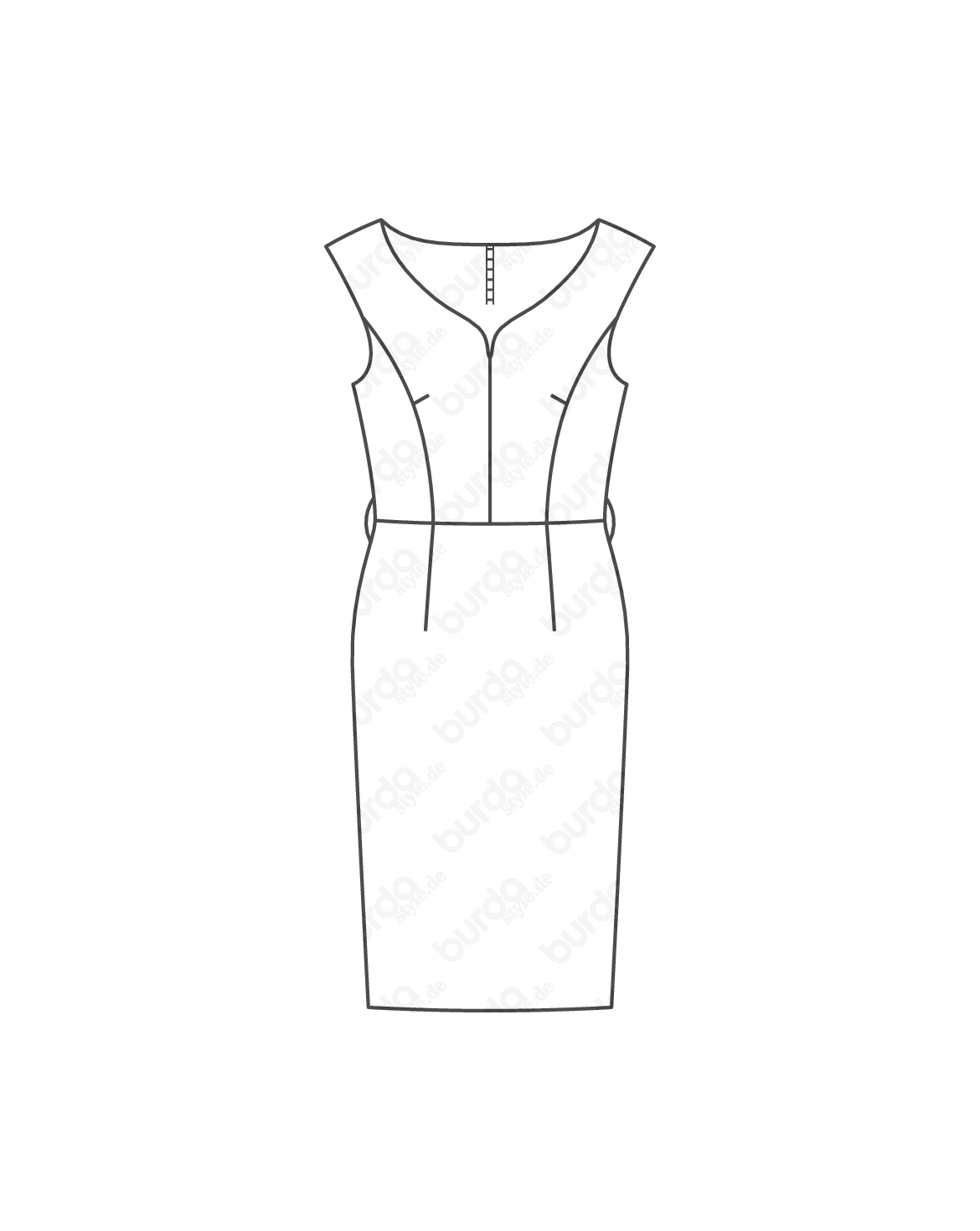 Платье с рельефами выкройка скачать бесплатно Платье с v вырезом выкройка