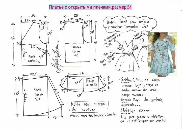 Платье с рукавами на плечах выкройка Швейная комната. Лучшие выкройки! Fashion sewing, Thrift flip, Sewing