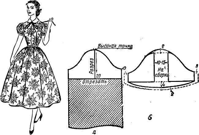Платье с рукавом фонарик выкройка бесплатно Платье с рукавами фонариками выкройка: найдено 90 изображений