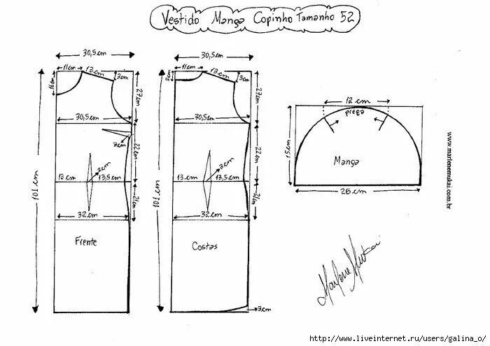 Платье с рукавом размер 60 выкройка Дизайн одежды, выкройки и шитье Vestido com manga, Vestido tubinho com manga, Mo
