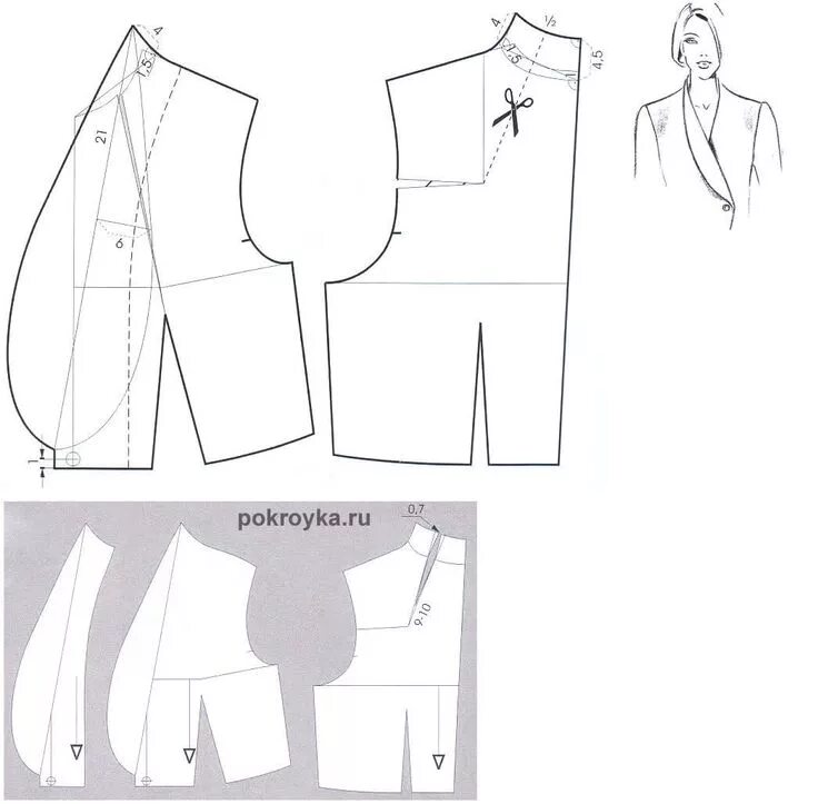 Платье с цельнокроеной стойкой выкройка Best 11 - Page 307863324527987267 - SkillOfKing.Com Blouse pattern sewing, Sewin