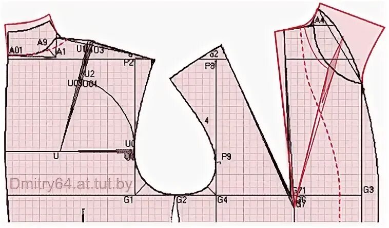 Платье с цельнокроеной стойкой выкройка Моделирование одежды Пошив женских платьев, Выкройки, Женские кожаные куртки