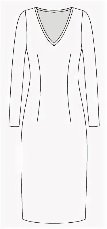 Платье с треугольным вырезом выкройка Главная - На шитье - Onsew.ru Шитье, Женская выкройка, Выкройки