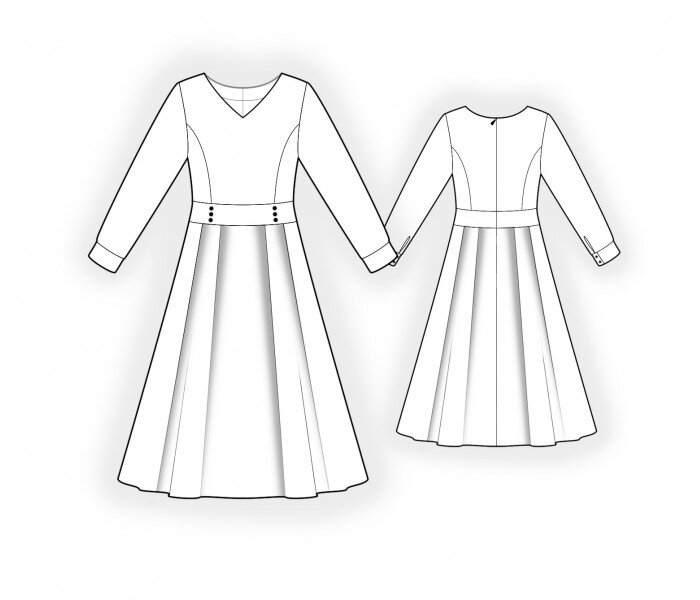 Платье с треугольным вырезом выкройка Выкройки на нестандартные размеры. Выкройка должна быть индивидуальной. 2632 Вик