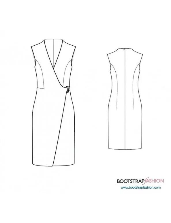 Платье с треугольным вырезом выкройка Designer Sewing Patterns and Trend Reports