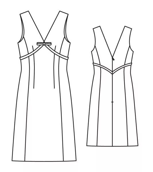 Платье с треугольным вырезом выкройка Платье с V-образным вырезом горловины - выкройка № 134 из журнала 5/2013 Burda -