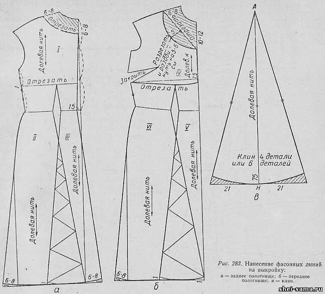 Платье с высокой талией выкройка Ансамбль из платья с резной линией выше талии и фигаро - Сто фасонов женского пл