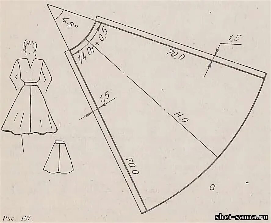 Платье с юбкой клеш выкройка Всем привет! Подскажите пожалуйста как кроить юбку клеш ? По долевой или по косо