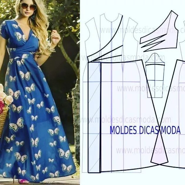 Платье с запахом выкройка бесплатно #шитье #моделирование #кройка #выкройка #рукоделие #одежда# шитьеикрой #шитье #ш