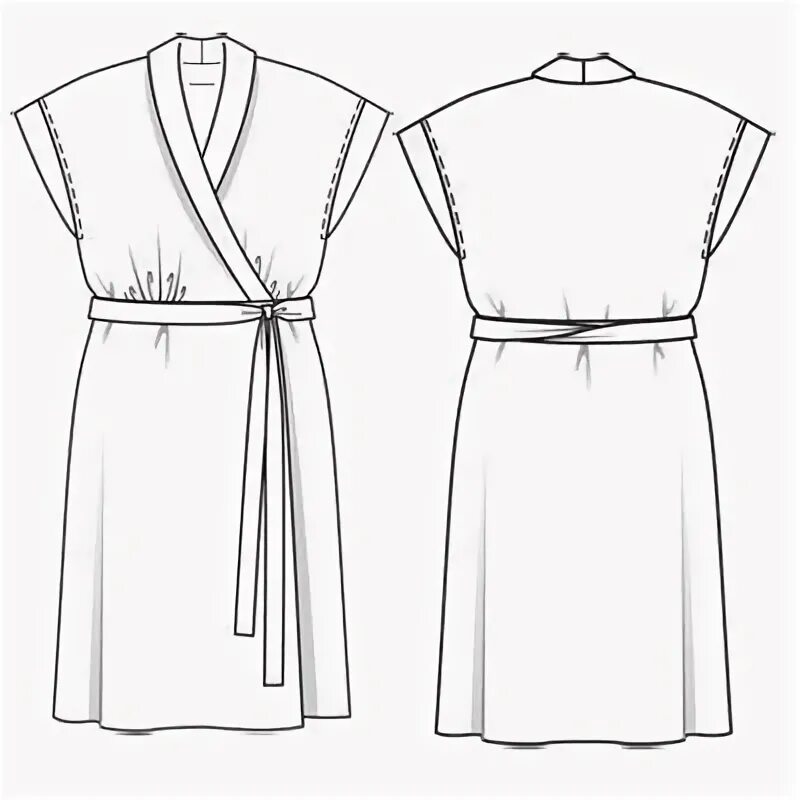 Платье с запахом выкройка для куклы Платье с эффектом запаха - выкройка № 139 из журнала 2/2011 Burda - выкройки пла