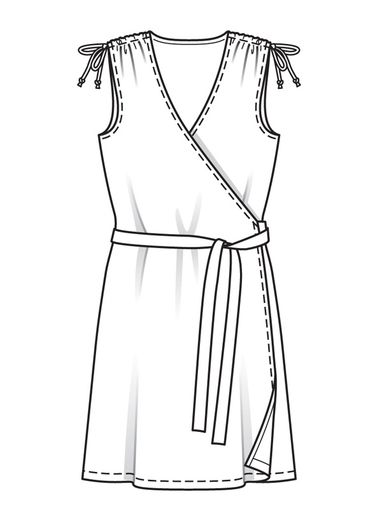 Платье с запахом выкройка для куклы Платье с запахом Dress patterns, Dress, Clothes