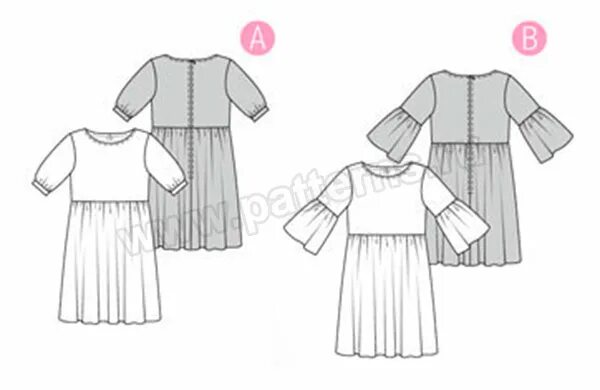 Платье с завышенной талией выкройка Выкройка Burda № 6401 - Платье с завышенной талией - Первая примерка