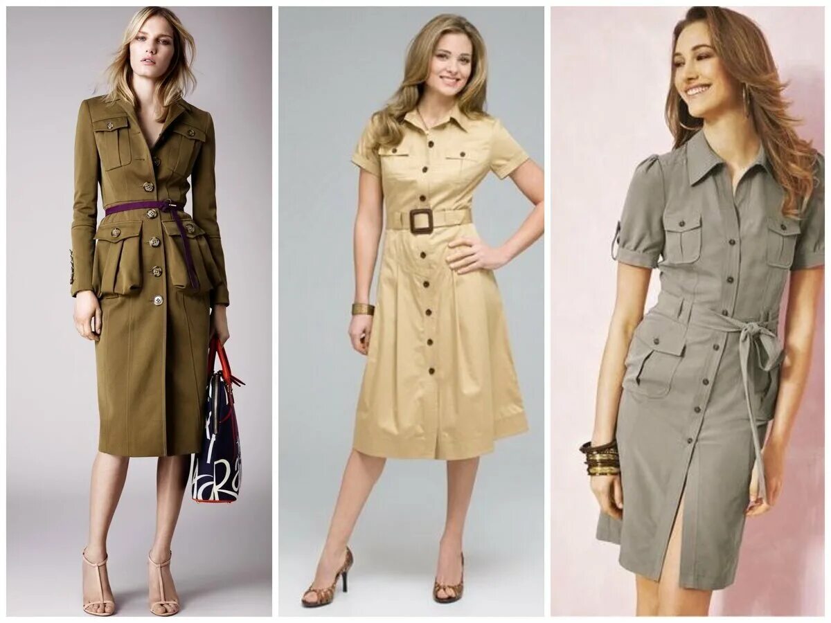 Платье сафари фото Летнее платье сафари (фотография) - chicoutfit.ru