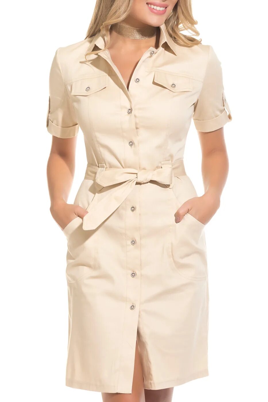 Платье сафари фото Белое платье сафари - Платье сафари на полных - 92 фото.