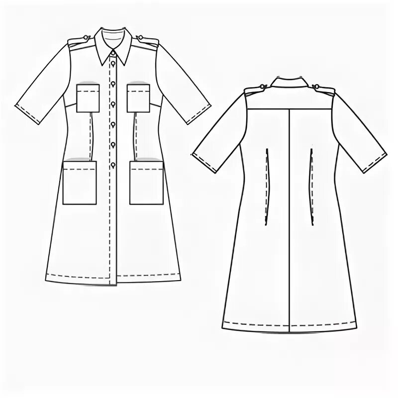 Платье сафари выкройка Платье - выкройка № 106 из журнала 4/2011 Burda - выкройки платьев на Burdastyle